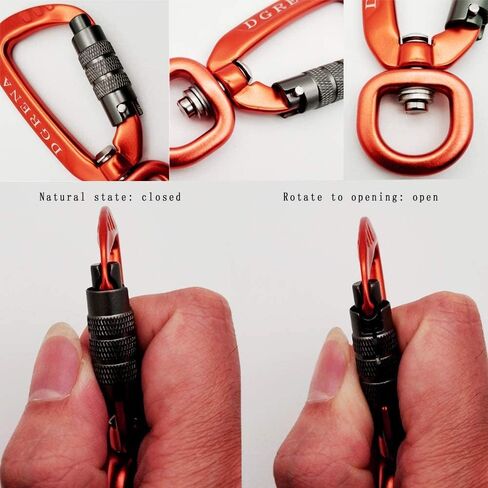 Carabiner, Keychain, Spring Buckle，Made of high Hardness Aluminum which is Suitable for hammocks, Home Tools, Camping, Hiking, utilities, and etc. in Saudi Arabia