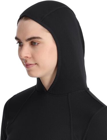سترة سبايدر النسائية ذات القلنسوة Baselayer للتزلج الحراري in Saudi Arabia