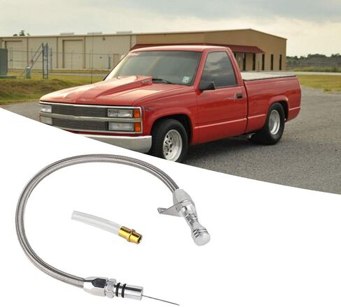 عصا قياس ناقل الحركة، عصا قياس ناقل الحركة الفضية المرنة مناسبة لناقل الحركة TH400 400 Turbo 400 PT303 in Kuwait
