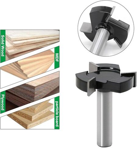 CNC Spoilboard تسطيح جهاز التوجيه بت CNC Spoilboard تسطيح جهاز التوجيه بت تسطيح جهاز التوجيه بت التخطيط بت تخطيط الخشب دادو المسوي كربيد يميل بلاطة بت التسطيح للنجارة in Saudi Arabia
