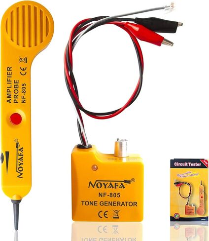 NOYAFA Wire Tracer Circuit Tester,Tone Generator NF-805 Line Finder Cable Tester for Network Cable Collation,Tone Tracing Probe Kit. in Saudi Arabia
