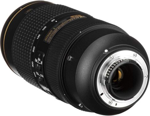 نيكون - عدسة AF-S NIKKOR مقاس 80-400 مم f/4.5-5.6G ED VR عدسة تكبير تليفوتوغرافي (2008) + مجموعة مرشح + حافظة غطاء + مجموعة تنظيف in Kuwait