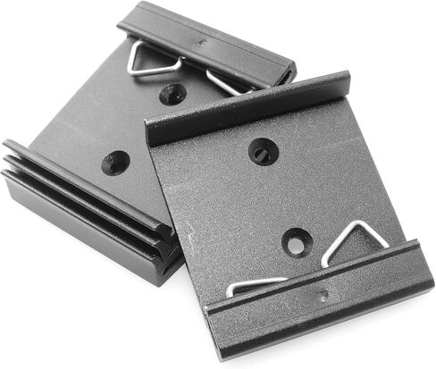 5PCS 35mm Din Rail Fixed Clamp Universal DIN Rail Mount Clip Aluminum Alloy Solid State Relay Clip for Relay Mounting DIN Rail Mounting Bracket 26 Width in Saudi Arabia