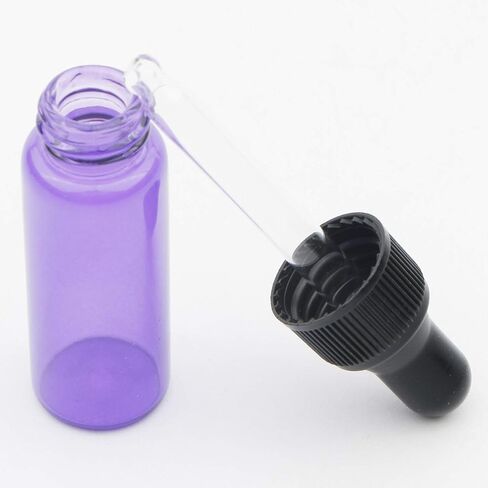 5ml Small Dropper Bottles Empty Essential Oil Glass Bottle Lotion Perfume Sample Vials with Glass Eye Dropper, Pack of 20 in Saudi Arabia