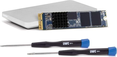 ترقية OWC 1.0TB Aura Pro X2 (GEN 4) SSD متوافقة مع Mac Pro (أواخر 2013)، ترقية فلاش NVMe عالية الأداء، بما في ذلك الأدوات ومبدد الحرارة in Saudi Arabia