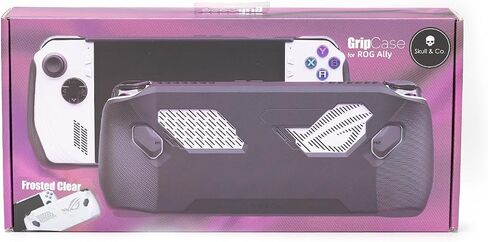 SAVAGE RAVEN Skull & Co. GripCase for ROG Ally X (2024 Model): A Soft Protective Case with Textured Grips Full Protection and Stand, Shock-Absorption Non-Slip and Anti-Scratch Cover Design - Black in Saudi Arabia