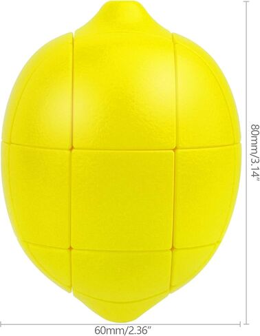 3x3 الليمون الفاكهة أُحجية مكعبات سحرية 1:1 واقعية الفاكهة التعلم المكعب السحري سرعة مكعب خاص على شكل لغز مكعب in Kuwait