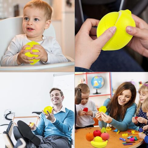 3x3 الليمون الفاكهة أُحجية مكعبات سحرية 1:1 واقعية الفاكهة التعلم المكعب السحري سرعة مكعب خاص على شكل لغز مكعب in Kuwait