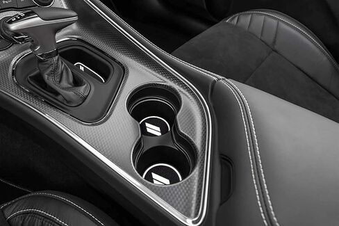 Anti Dust Mats for Dodge Challenger Accessories 2015 2016 2017 2018 2019 2020 2021 2022 2023,Custom Fits Cup Holder Liners Mats Door Pocket Center Console Liners, 11pcs/kit (Red) in Saudi Arabia