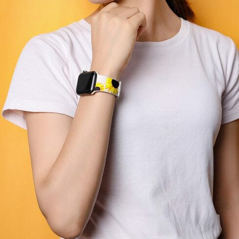 لافاف متوافق مع سوار ساعة أبل 41 ملم 40 ملم 38 ملم iWatch Series 9 & Ultra 2 & SE & Ultra & Series 8/7/6/5/4/3/2/1 للنساء والرجال، كلاسيكي ليوبارد، S/M in Kuwait