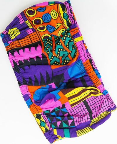 African Print Baby Girl Skirt & Matching Headwrap 3 Pcs Kente Kid Outfit Set in Kuwait