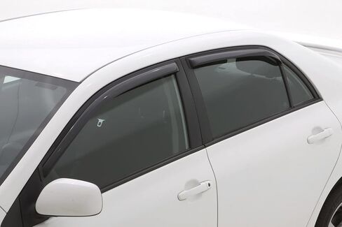 Auto Ventshade [AVS] In-Channel Ventvisor / Rain Guards | Fits 2009 - 2013 Toyota Corolla- Smoke, 4 pcs. | 194073 in Saudi Arabia