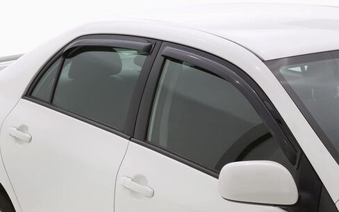 Auto Ventshade [AVS] In-Channel Ventvisor / Rain Guards | Fits 2009 - 2013 Toyota Corolla- Smoke, 4 pcs. | 194073 in Saudi Arabia