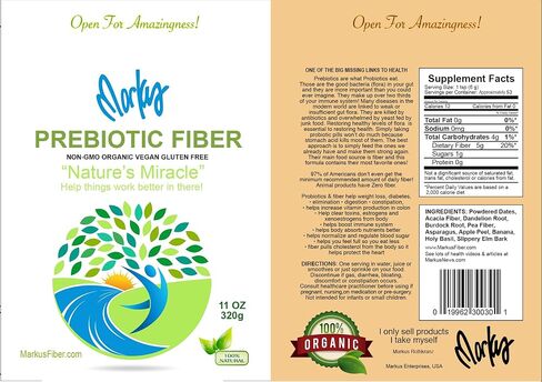 Prebiotic Formula 11.5oz Bag - A Powerful Dietary Fiber for Reinforcing Gut Health and Immunity - 53 Servings in Saudi Arabia