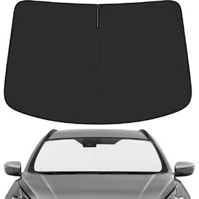 Windshield Sun Shade Custom Fit for Ford Bronco 2021-2025,Foldable Reflective Sunshade for Bronco Accessories,Polyester Car Window Shades for Front Windshield Blocks Sun and Heat in Kuwait