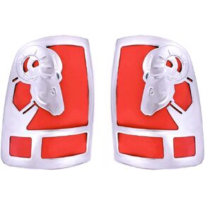Big Horns Tail Light Covers For Dodge ~ Ram Pickup ~ 2009-2016 - Chrome ABS ~ 1500 Only, 2 PC Set in Saudi Arabia