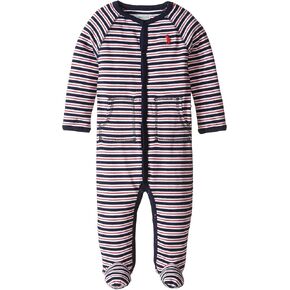 رالف لورين طفل رضيع مخطط القطن المعطف القدمين in Kuwait