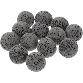 20pcs Natural Volcanic Rock Essential Oil Diffuser Stones, 0.62 Inch Grey Aromatherapy Essential Oil Diffuser Stones for Home, Office in Kuwait