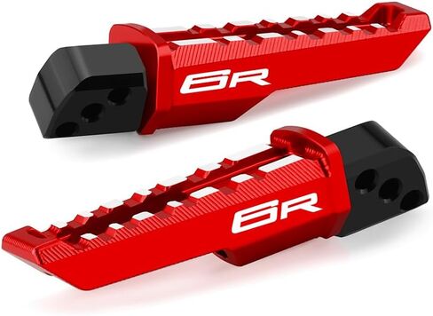 أوتاد ركاب الدراجات النارية متوافقة مع ZX6R 2003-2021 2022 2023 2024 2025 أوتاد القدم الخلفية CNC ZX-6R ZX6R ZX 6R (أسود) in Saudi Arabia