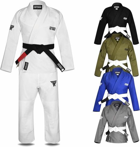 Velo BJJ GI للرجال والنساء البرازيلي Jiu Jitsu gi البالغ gi kimonos bjj السراويل العسكرية والسترات مع حزام مجاني in Kuwait