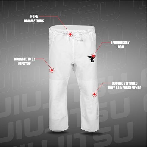 Velo BJJ GI للرجال والنساء البرازيلي Jiu Jitsu gi البالغ gi kimonos bjj السراويل العسكرية والسترات مع حزام مجاني in Kuwait