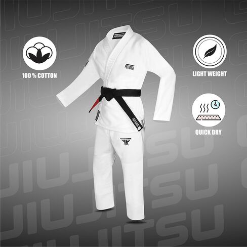 Velo BJJ GI للرجال والنساء البرازيلي Jiu Jitsu gi البالغ gi kimonos bjj السراويل العسكرية والسترات مع حزام مجاني in Kuwait