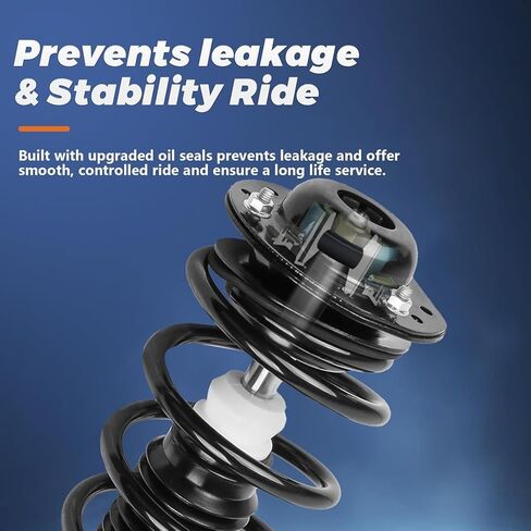 6PC Front ＆ Rear Strut Spring with Stabilizer Sway Bar Links Kit, Compatible with 2007-2012 Nissan Sentra 2.0L Only, Replace# 172378, 172379, 341659, K750096 in Kuwait