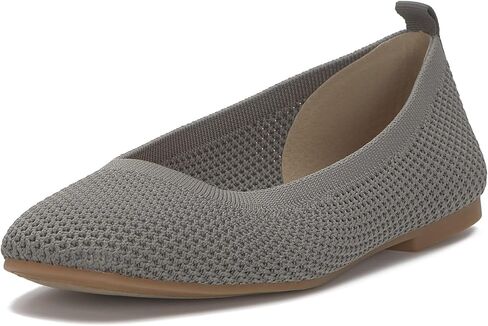 Lucky Brand Women's DANERIC Ballet Flat, Brownstone, 8.5 in Saudi Arabia