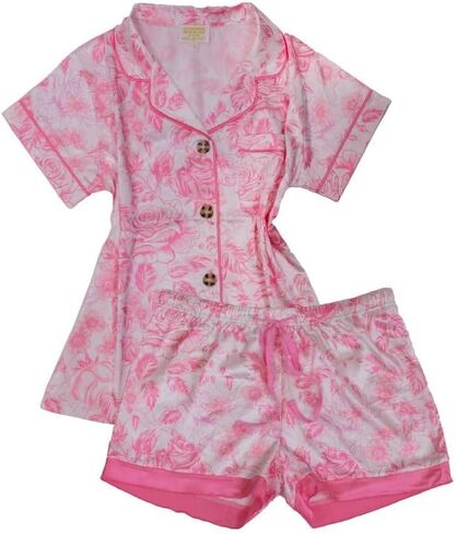Simply Southern PJ Printed Silk Button Pajama Set in Saudi Arabia