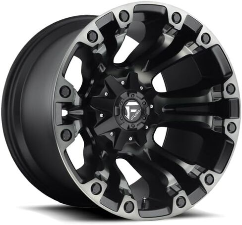 الوقود على الطرق الوعرة D560 Vapor 20x9 ، 6x135/5.5 ، 5.75 ، 19 مم أسود غير لامع - D56020909856 in Kuwait