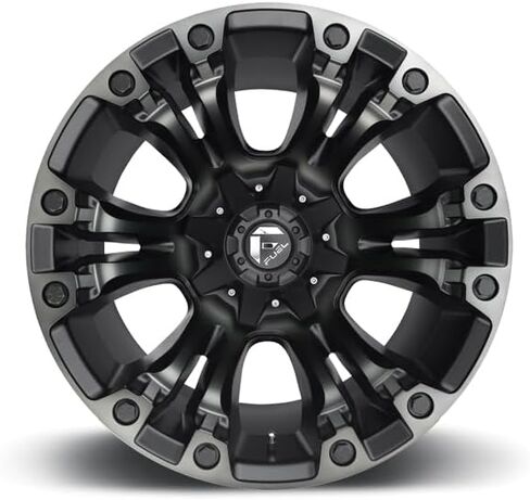 الوقود على الطرق الوعرة D560 Vapor 20x9 ، 6x135/5.5 ، 5.75 ، 19 مم أسود غير لامع - D56020909856 in Kuwait