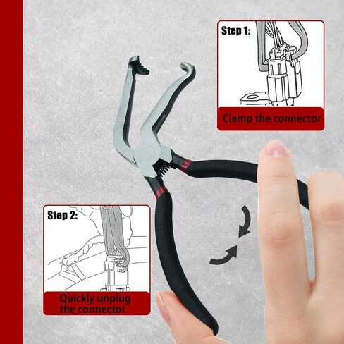 كماشة فصل كهربائية مطورة 37960، أدوات سيارات 8 بوصة، كماشة موصل كهربائي للسيارات، سهولة فصل الموصل الكهربائي بعلامة تبويب القفل in Saudi Arabia