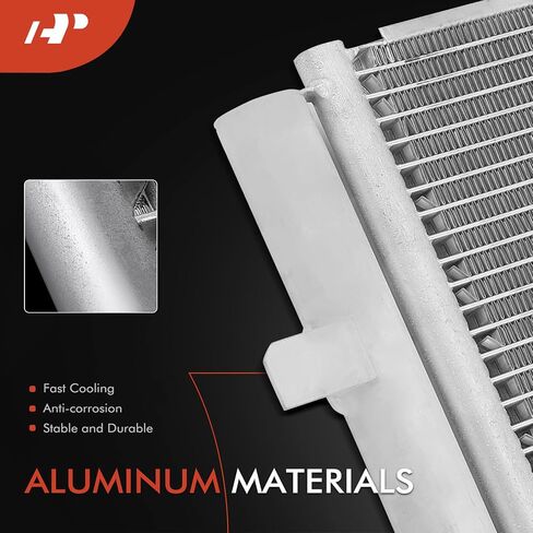 مكثف الهواء A-Premium A/C متوافق مع Cadillac XLR 2004-2009 و Chevrolet Corvette 2005-2013 ، SSR 2003-2006 ، استبدل# 10442892 in Saudi Arabia