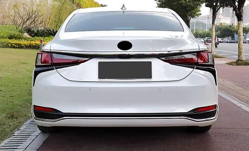 Car Accessories Compatible with Lexus ES 250 350 300h 2025 2024 2023 2022-2019 Rear Taillight Lamp Eyebrow Cover Eyelids Moulding Trims ABS 4PCS(Glossy Chrome Style) in Saudi Arabia