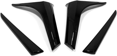 Car Accessories Compatible with Lexus ES 250 350 300h 2025 2024 2023 2022-2019 Rear Taillight Lamp Eyebrow Cover Eyelids Moulding Trims ABS 4PCS(Glossy Chrome Style) in Saudi Arabia