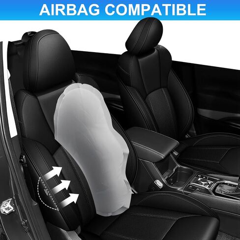Aomsazto 2 PCS غطاء مقعد السيارة مناسب مخصص لسوبارو Crosstrek Outback المقعد الأمامي فو فو مركبة وسادة مركبة تغطية مقعد القابلة للتنفس حامي المقعد in Saudi Arabia