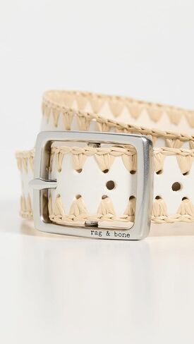rag & bone Women's Raffia Boyfriend Belt in Saudi Arabia