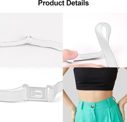 2pcs قميص قابلة للتعديل فرقة Tuck Band Women ، Stepty & Invisible Shirt Tuck Band Women ، Takeover Top Style in Kuwait