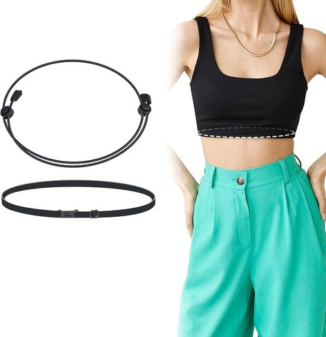 2pcs قميص قابلة للتعديل فرقة Tuck Band Women ، Stepty & Invisible Shirt Tuck Band Women ، Takeover Top Style in Kuwait