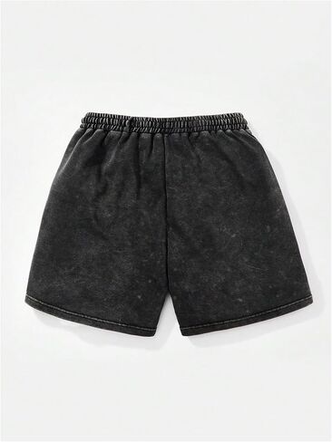 Soly Hux Men's Star Graphic Y2K Vintage Charpstring Weist Wide Leg Track Shorts Summer Streetwear in Saudi Arabia
