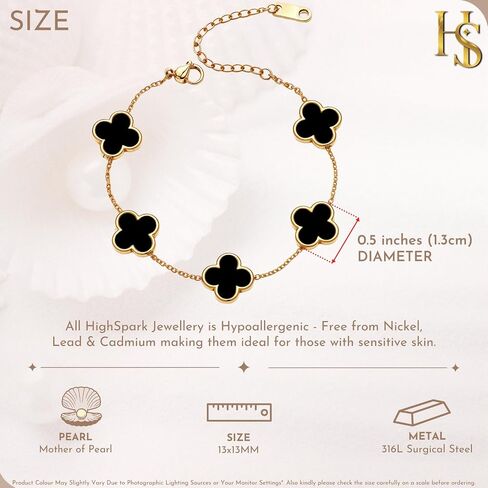 Clover Bracelets for Women | Designer Four Leaf Bracelets for Women | Lovely Gift in Saudi Arabia