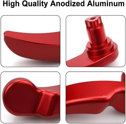Jtsbl-Red Chrome Red Saddlebag Latch Lid Hawter Hand For Harley Davidson Touring Models 2014-2024 in Saudi Arabia