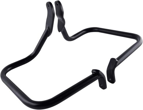XMT-Moto Chrome Saddlebags Rails Rails تناسب Harley-Davidson Heritage Softail 2000-2017 FLST/FLSTC ، 2000-2005 FXST/FXSTB/FXSTS in Saudi Arabia