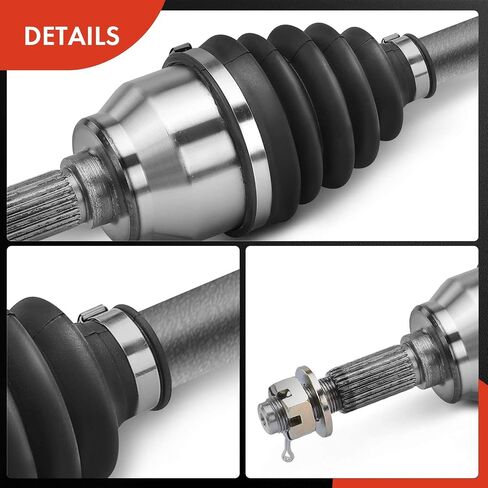 A-Premium CV Axle Shaft Assembly Compatible with John Deere Gator RSX 850i/860E/860i/860M, Gator XUV 550/560/560E/590E/590i/590M, 2013-2020, Front Left or Right in Saudi Arabia