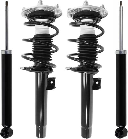 Detroit Axle - Struts Shocks Kit for BMW 320i 328i 335i 340i 428i 435i, 2 Front Struts with Coil Spring 2 Rear Shock Absorbers Replacement Suspension Kit in Saudi Arabia