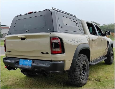 Tonneau Cover Pickup Truck Topper Bed Cap Canopy Compatible For Toyota Tundra 2022 2023 2024 2025 Bed Cover with Lock Hardtop accessories 5.5ft Short Bed / 6.5ft Standard Bed(6.5ft Side Glass S in Saudi Arabia