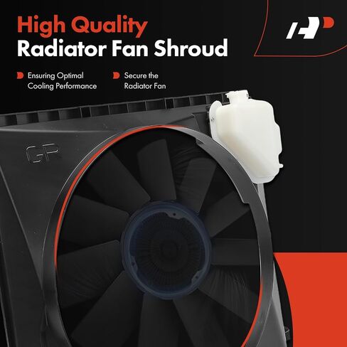 A-Premium Engine Radiator Cooling Fan Blade Assembly Compatible with Toyota Tacoma 2005-2015 4.0L, Front Side, Replace# 1621031020, 3-PC Set in Saudi Arabia