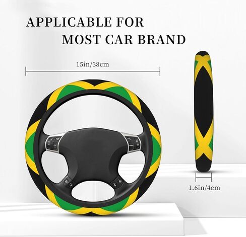 أغلفة عجلة القيادة عباد الشمس ، واضطراب السيارة المضاد للعرق مرونة في مرونة السيارات واقي عجلة القيادة العالمية 15 بوصة لشاحنات سيارة سيدان سيارات الدفع الرباعي in Kuwait