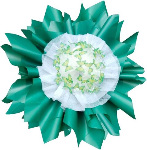 DIY Artificial Flowers,52pcs Bouquet of Flowers,Handmade Flowers Bouquet with LED String Lights,Butterfly Gift,Beginner Craft Kit,DIY Craft for Teacher Woman Men and Friend in Saudi Arabia