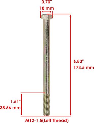 Caltric Primary Clutch Bolt Compatible with Polaris Scrambler Sportsman Ranger 7518868 in Saudi Arabia